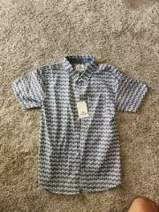 Ben Sherman Boys Shirt Large 14/16 Short Sleeve