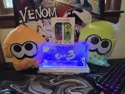 Splatoon bundle light up switch display,light up joy cons controllers,2 plush