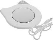 Veemoon Mug Warmer Plate for Coffee - Tea & Candle - Cordless Electric Heating Mat Thermal Cup Warmer for Desk Plastic Design Ideal for Home & Office Keeps Drinks Warm