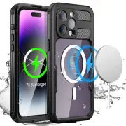 For Apple iPhone 14 Pro Max MagSafe Waterproof Shockproof Underwater Case Cover