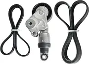 90K-39390 Serpentine Belt Drive Component Kit for Mazda 3/6/CX-3/CX-5/CX-9/MX-5 Miata,2012-2021,2.0L,2.3L,2.5L,OE K060380 6PK965 6K380 4060380 5060380 39390 49858 89710 999630 999630A