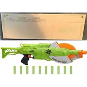NERF Zombie Strike Ghoulgrinder Blaster Rotating 10-Dart Wheel Ages 8+ Toy Gun