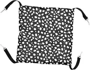 Kisangel 1pc Pet Hammock Cat Cage Dog Cat Hammock for Car Condos Pet Cages Nest Ferret Bundle Snuggle Condo Feeder Rat Sill Double Enclosures Pour Wicker Kennel Litter Black Sherpa
