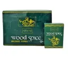 Nandita Wood Spice Incense Dhoop Cones, 10 Cones x 12 packs (120 cones)
