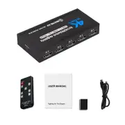 5 in 1 Out 4K@60Hz 5x1 HDMI Switcher HDMI 2.0 Switch with IR Remote Control E