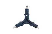 Hanlong 3-in-1 HT224D F Connector Insertion Cable Installer Tool RG59 RG6 Blue