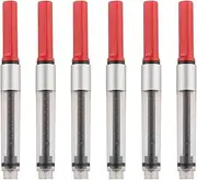 WHYHKJ 6PCS Fountain Pen Ink Cartridge Converter Refillable Standard Ink Plunger Converter Universal Fountain Pen Converter