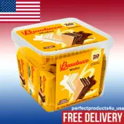 Bauducco Chocolate & Vanilla Wafer Cookies, Single Serve Crispy & Delicate Wafer