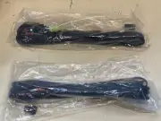 2 X 20 FT GENUINE BOSE BLACK SPEAKER CABLES FOR JEWEL CUBES - NEW FREE SHIPPING