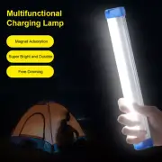 Magnetic Light Tube Work Light COB LED Hand Torch Flashlight Rechargeable 30/60W
