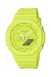 Casio G-Shock 2100 Yellow Watch GA-2100-9A9ER