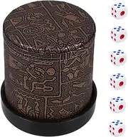 WOONEKY Dice Stacking Cup Mute Dice Cup with Lid for Party Games Role Playing Festivals