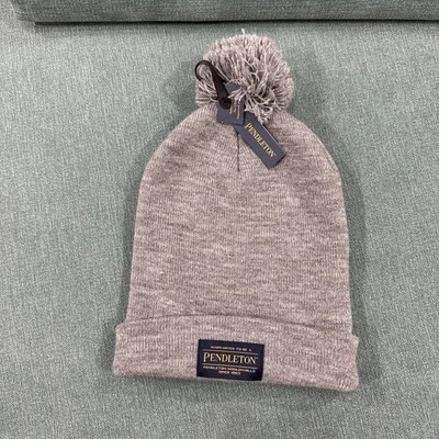NWT Pendleton Men's Beanie, Light Grey Heather One Size - New With Tags