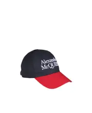 logo embroidered baseball cap M Black
