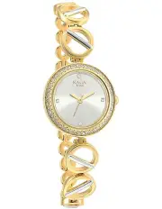 [Titan] Raga Viva Dial Watch With Metal Strap in Gold