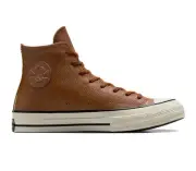 Converse Chuck 70 Hi Brown Warm Tan Leather Sneakers Women´s - A09148C