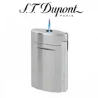 NEW ST Dupont - MiniJet Single Jet Flame Cigar Lighter - Brushed Chrome 010807
