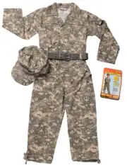Aeromax Army Military Camouflage Kids Soldier Costume 6/8
