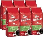Tim Hortons Decaf Blend, Medium Roast Ground Coffee, 100% Arabica, 72 Ounce (6 x 12 oz Bags)