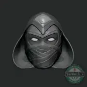 Moon Knight custom head 4" 6" 7" 12" Marvel action figures