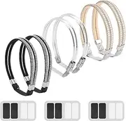 Heel Straps for High Heels, Installation-Free and Removable Elastic High-Heeled Shoe Straps, High Heels Replacement Straps Anti-Loosening Tape, Multicolor