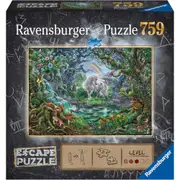 759pc Ravensburger Escape 9 The Unicorn Mystery Family Jigsaw Puzzle Pieces