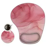 Ergonomic Mouse Pad with Wrist Support Gel, Wrist Rest Pad Non-Slip PU Base C...