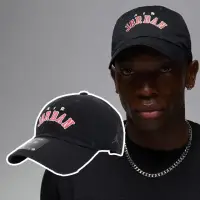 在飛比找momo購物網優惠-【NIKE 耐吉】棒球帽 Jordan Club 黑 紅 可