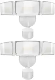 2 Pack 5500LM LED Security Lights Motion Sensor Light Outdoor, 49W, 5000K Daylig