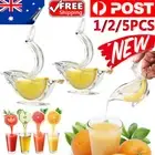 Premium Quality Acrylic Lemon Squeezer Handheld Juicer Presser Citrus Juice^Lime