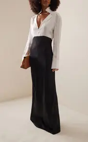 [BEVZA] Stand-Collar Dress