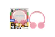 Kid Safe 2-In-1 Bluetooth and Wired Headphones - Pink by Altec Lansing for Kids - 1 Pc Headphones