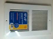 10" x 6" Baseboard Return Air Grille Side Wall Or Ceiling Application White