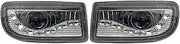 A Pair Modified Front Fog Lamp Compatible With T0yota Land Cruiser Fj100 LED With Lens Front Bumper Lamp Daytime Running Light