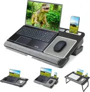 Laptop Desk 2 in 1 Lap Desk Cushion 17 inch Laptop Folding Table Pad Mouse Pad