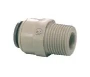 John Guest PI011224S 3/8” X 1/2” nptf Straight Adapter Speed-Fit ( 1 Piece )