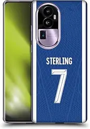 Head Case Designs Officially Licensed Chelsea Football Club Raheem Sterling 2023/24 Players Home Kit Soft Gel Case Compatible with Oppo Reno10 Pro+