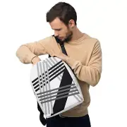 Minimalist Backpack with abstract art design (high quality)