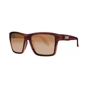 LXD Men’s Scholz Photochromic Polar Sunglasses Matt Brown Stripe with Brown Lens