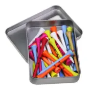 1 Box Golf Tees with Storage Case 42/70/83mm Golf Tees Golf Training