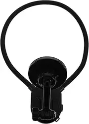 Halves Mobile Phone Holder Neck Camera Holder Magnetic Neck Mount Magnetic Phone Mount Silica Gel Black