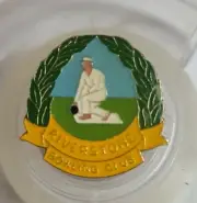 pin badge - riverstone bowling club - lot 36 - free post