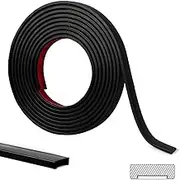 16.4 Ft Peel and Stick Trim,Flexible Peel and Stick Trim Molding,Molding Trim for Wall Tile Edges,Kitchen,Ceilings,Backsplash and Mirrior Frame Decor(Black)