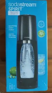 在飛比找Yahoo!奇摩拍賣優惠-Sodastream Spirit 時尚風自動扣瓶氣泡水機 