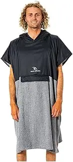 [Rip Curl] Viral Anti-series Hood To Mens Changing Robes - Black/grey One Size