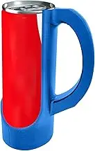 Drink Can Holder with Handle, Drink Handle Tool, Reusable Bar Tool, Comfortable Grip for Energy Drink Beer, Pop Party, Gatherings, Indoor and Outdoor