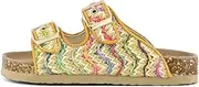 [Colors of California] 12 Flat Mules, Beige, 11 AU
