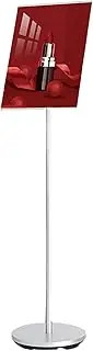 KGJAQT Advertising Rack Menu Sign Stand Poster Display Stand Notice Stand Board Display Holder,A3 Poster Stand Silver