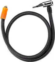 31" Extended Tire Inflator Hose Adapter & Converting Nuts Lock On Air Chuck New