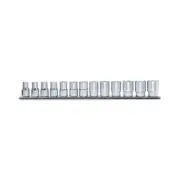 Beta Tools 910A-AS/SB13 13pc 3/8" Square Drive AF/Imperial Hex Socket Rail Set